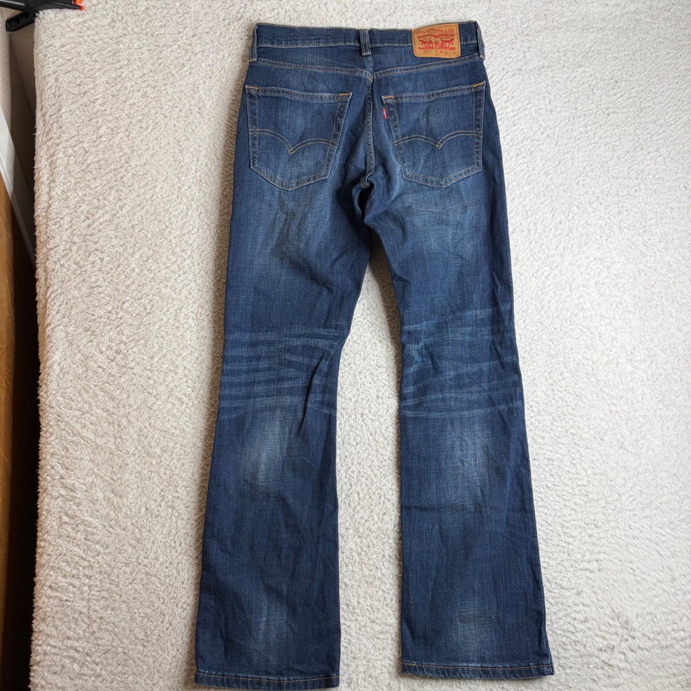 Levis 527 Slim Bootcut Jeans Mens 30x32 (31) Denim Stretch 05527-0501